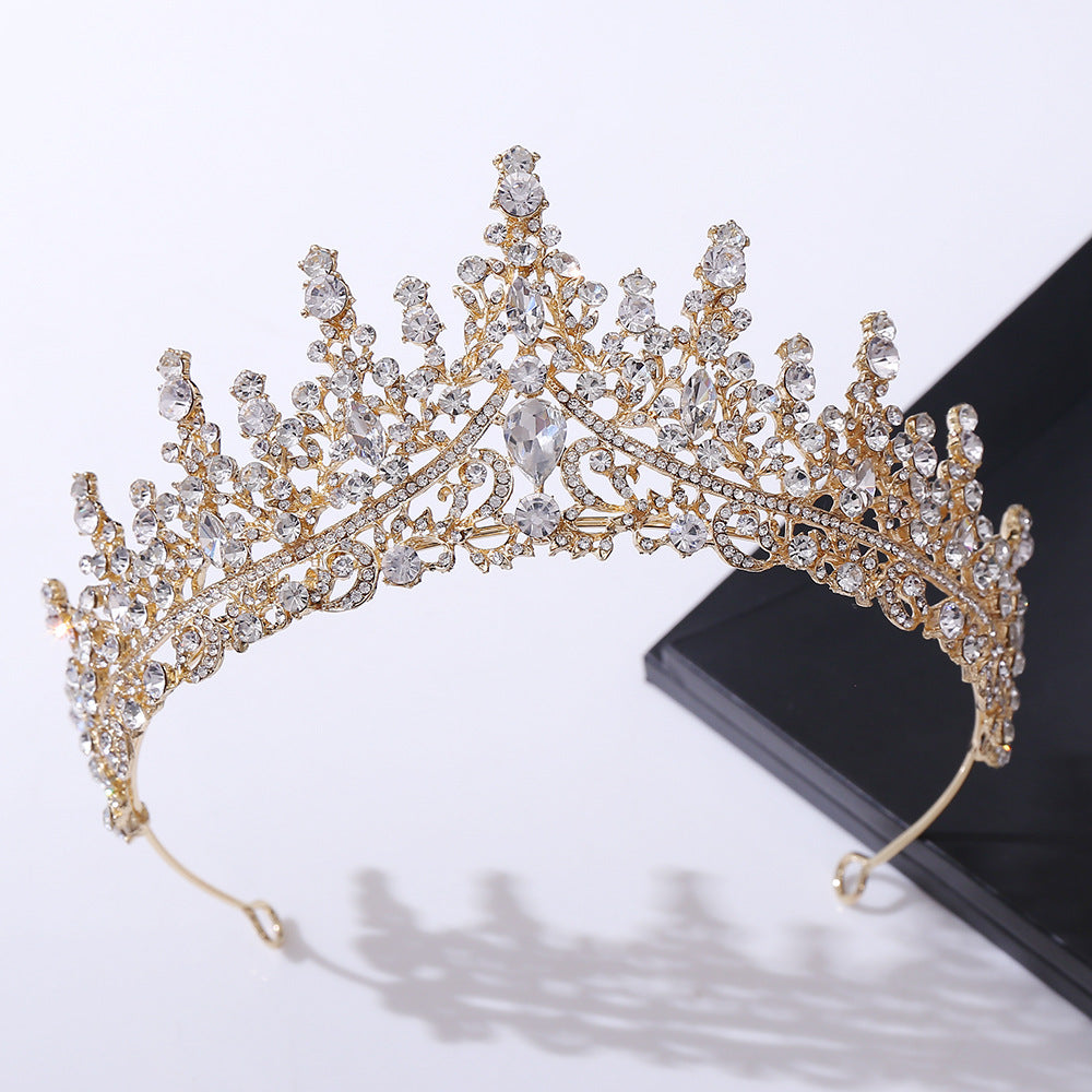 Rhinestone crown headdress