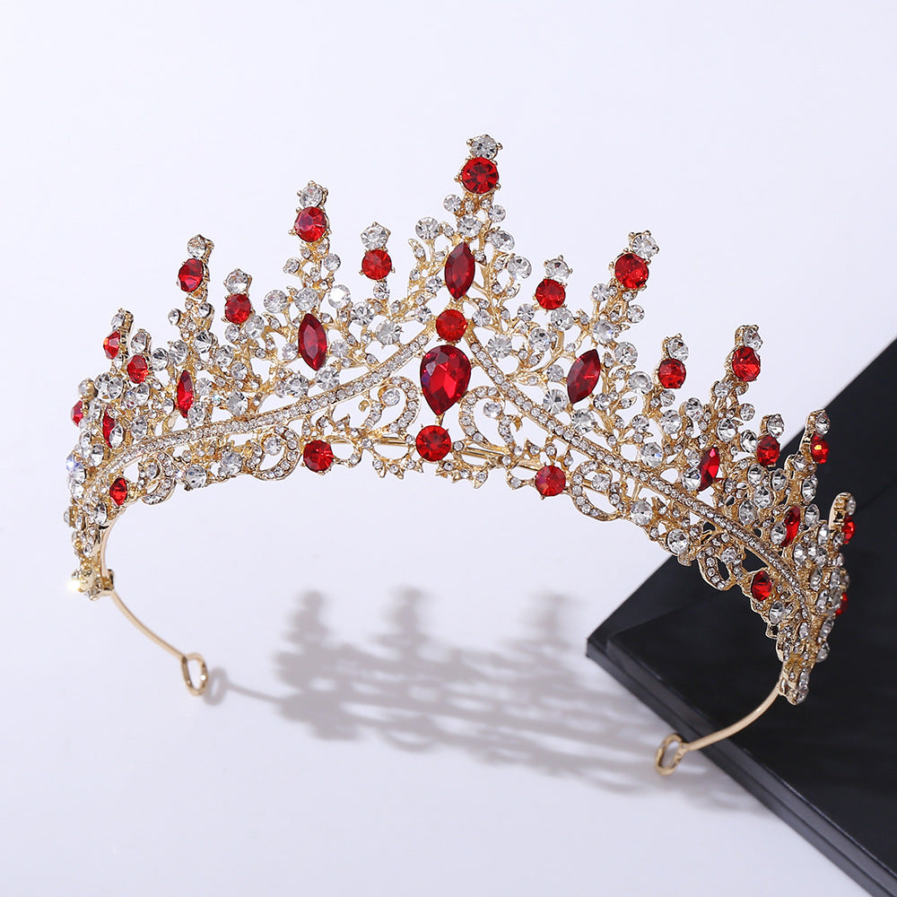 Rhinestone crown headdress