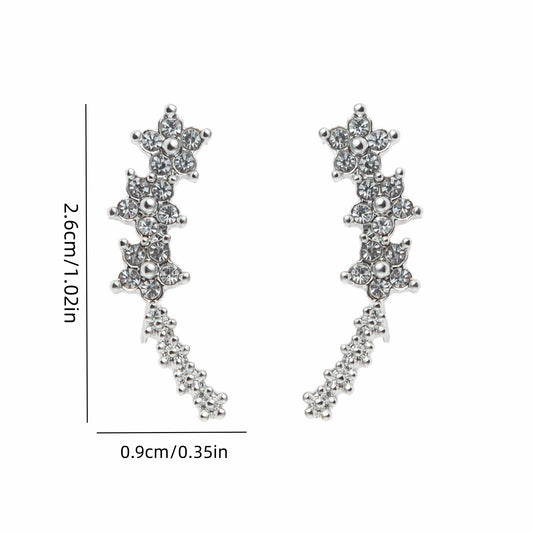 Rhinestone earrings