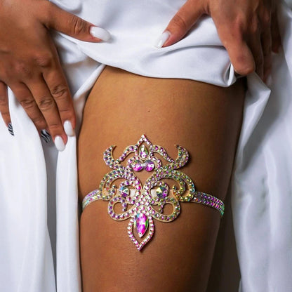Rhinestone Leg Chain