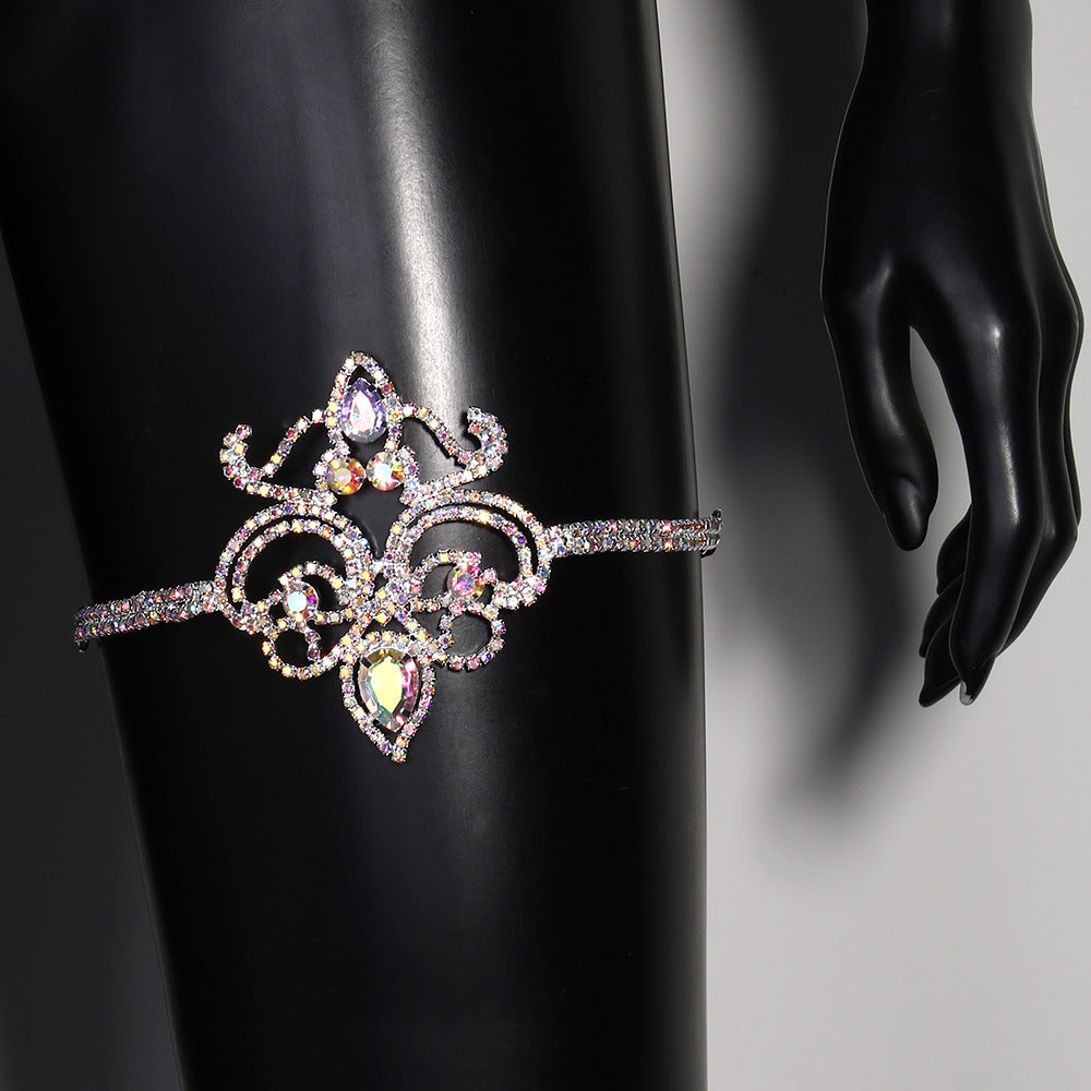 Rhinestone Leg Chain
