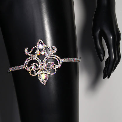 Rhinestone Leg Chain