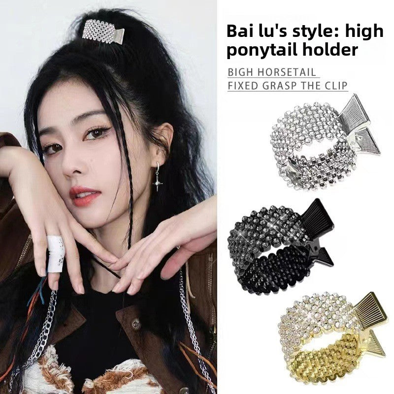 Rhinestone Ponytail Hair Clip