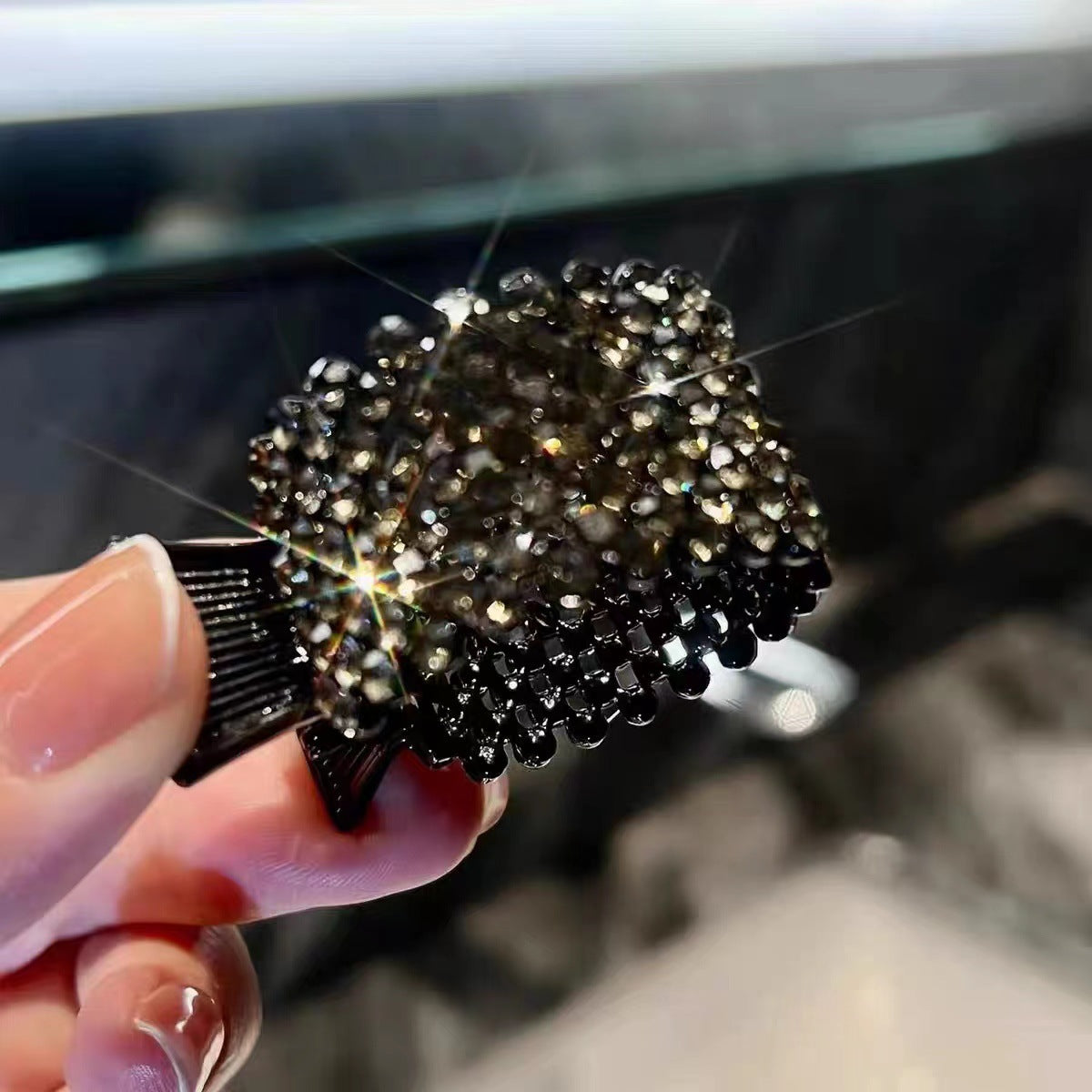 Rhinestone Ponytail Hair Clip