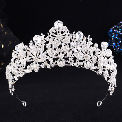 Rhinestone Princess Birthday Crown Bride Wedding Headpiece Wedding Dress Accessories