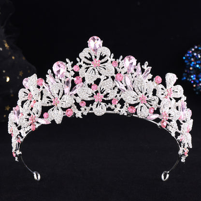 Rhinestone Princess Birthday Crown Bride Wedding Headpiece Wedding Dress Accessories