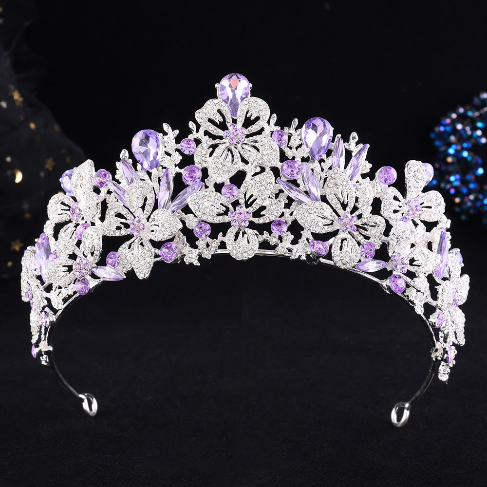 Rhinestone Princess Birthday Crown Bride Wedding Headpiece Wedding Dress Accessories