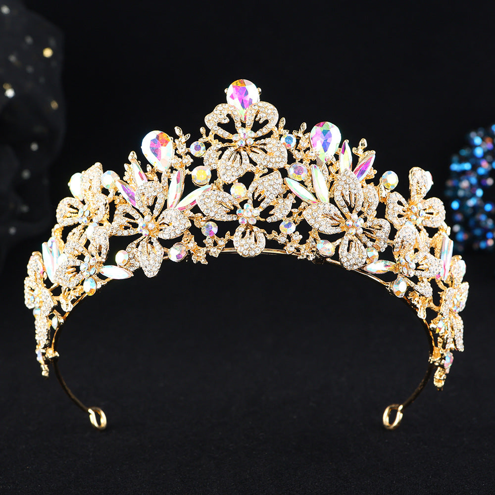 Rhinestone Princess Birthday Crown Bride Wedding Headpiece Wedding Dress Accessories