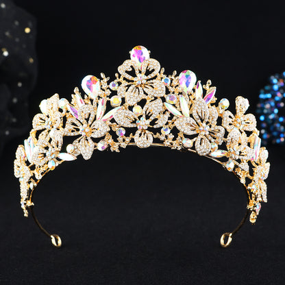 Rhinestone Princess Birthday Crown Bride Wedding Headpiece Wedding Dress Accessories
