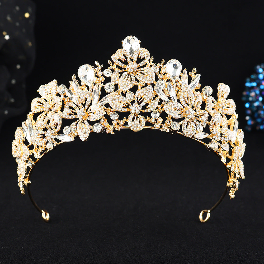 Rhinestone Princess Birthday Crown Bride Wedding Headpiece Wedding Dress Accessories