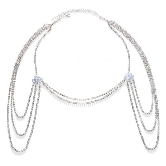 Rhinestone Shoulder Chain