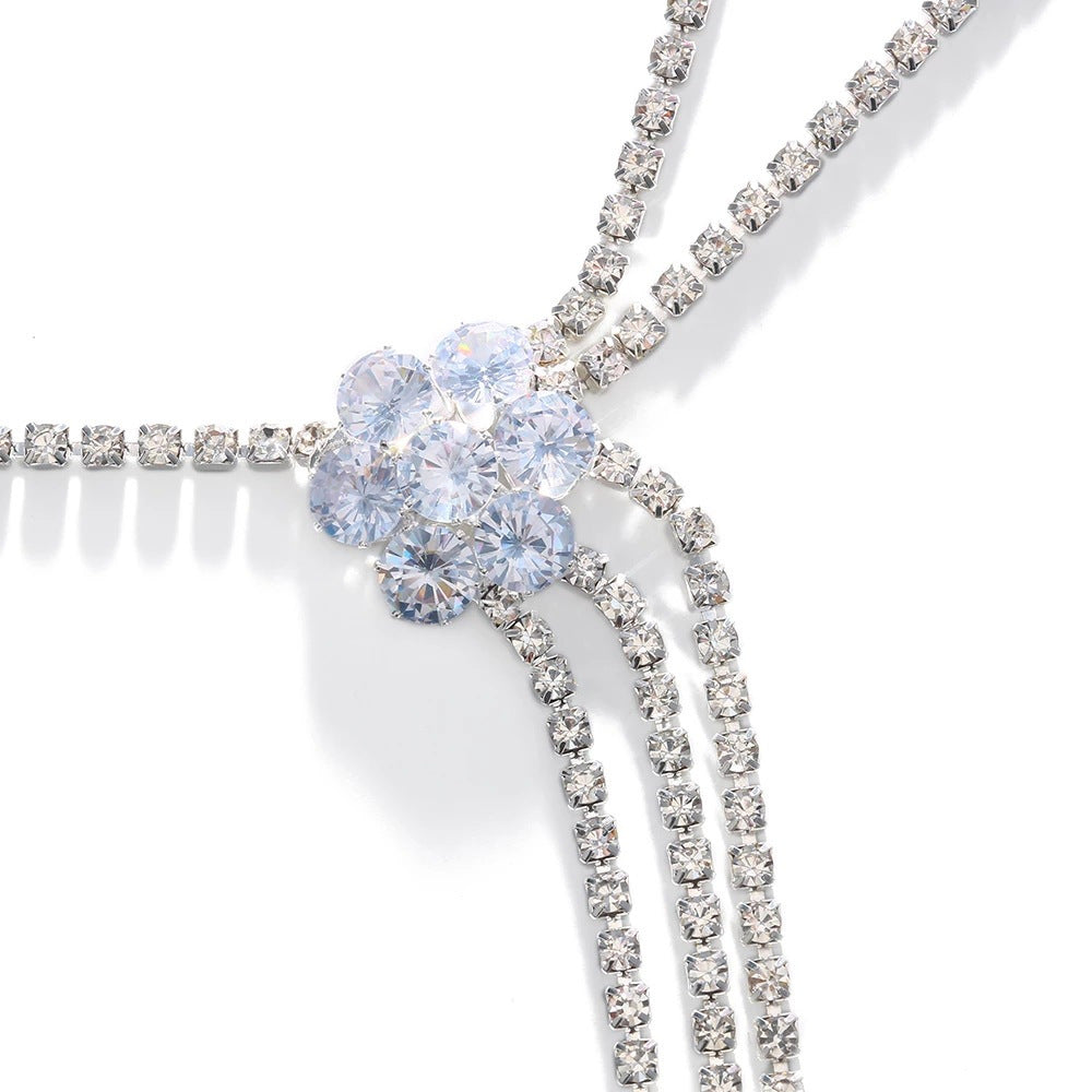 Rhinestone Shoulder Chain
