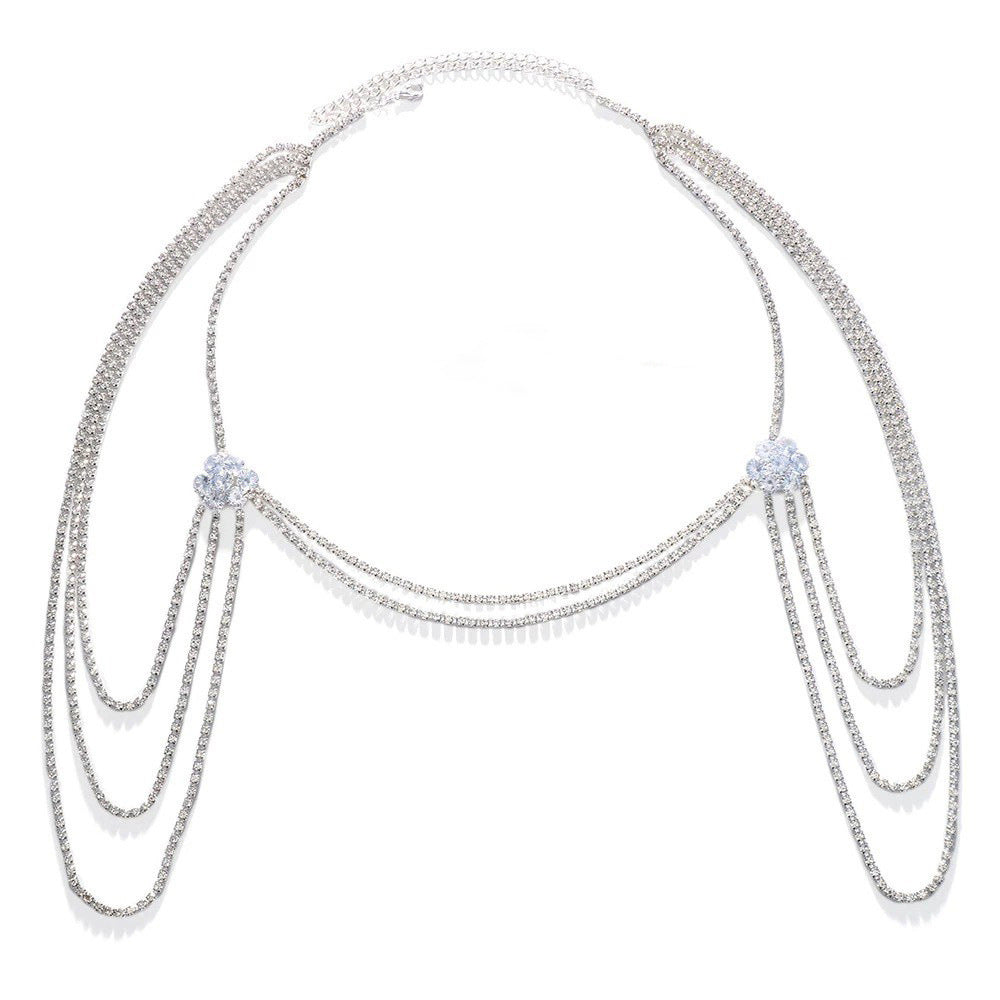 Rhinestone Shoulder Chain