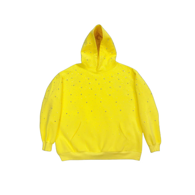 Rhinestone Star Hooded Sweatshirt