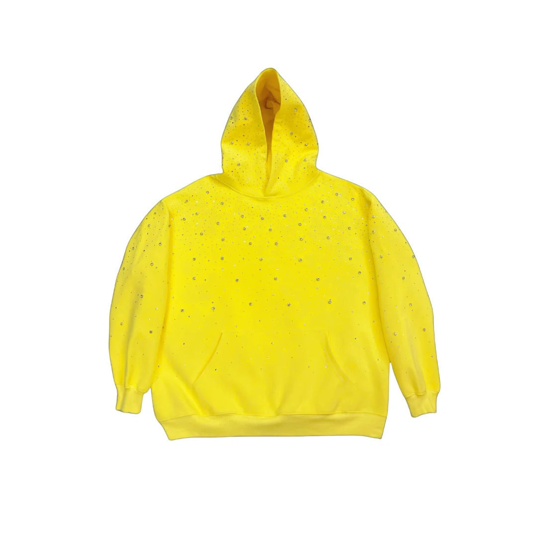 Rhinestone Star Hooded Sweatshirt