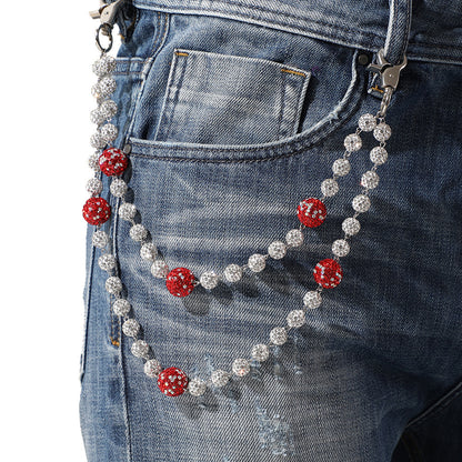 Rhinestone Waist Body Chain