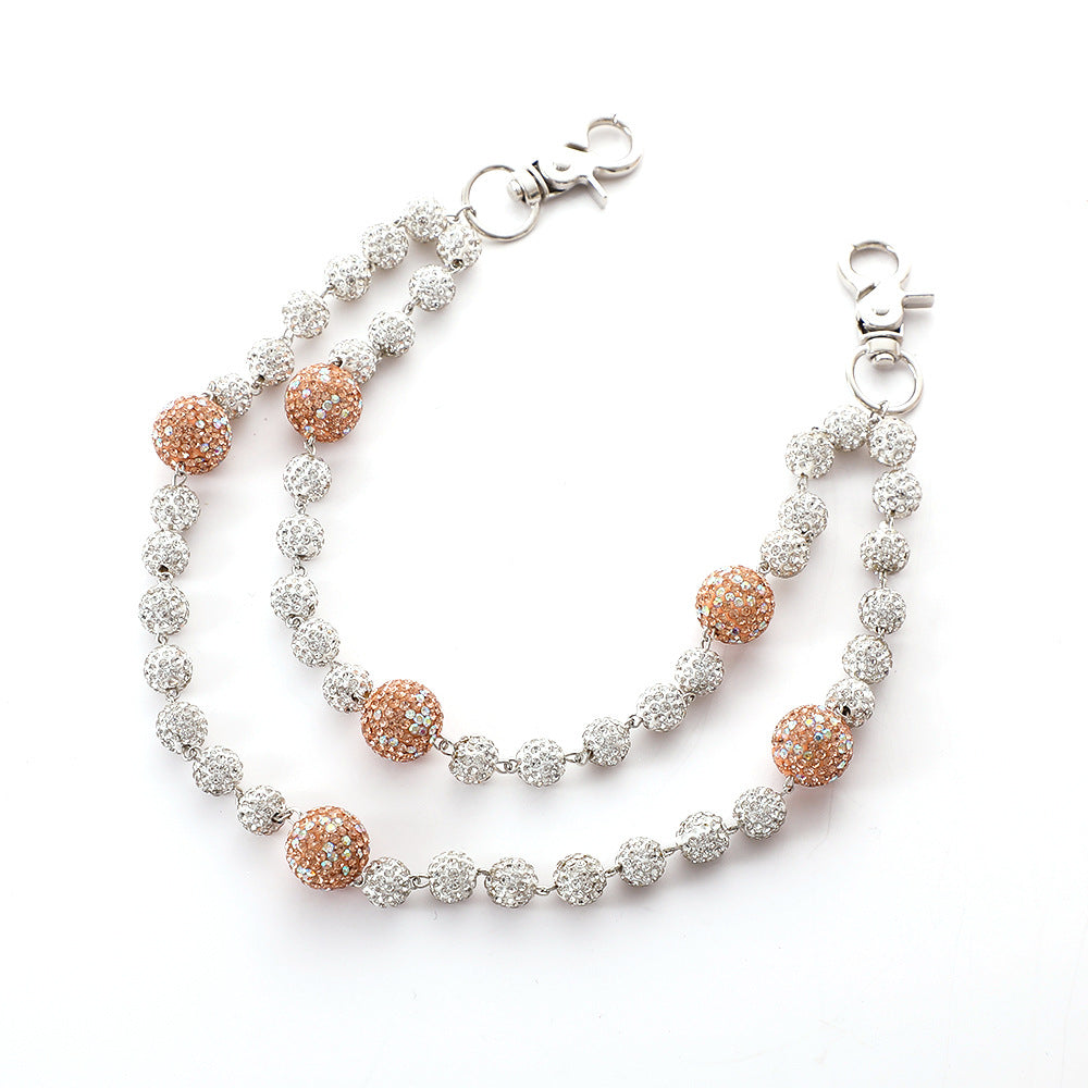 Rhinestone Waist Body Chain