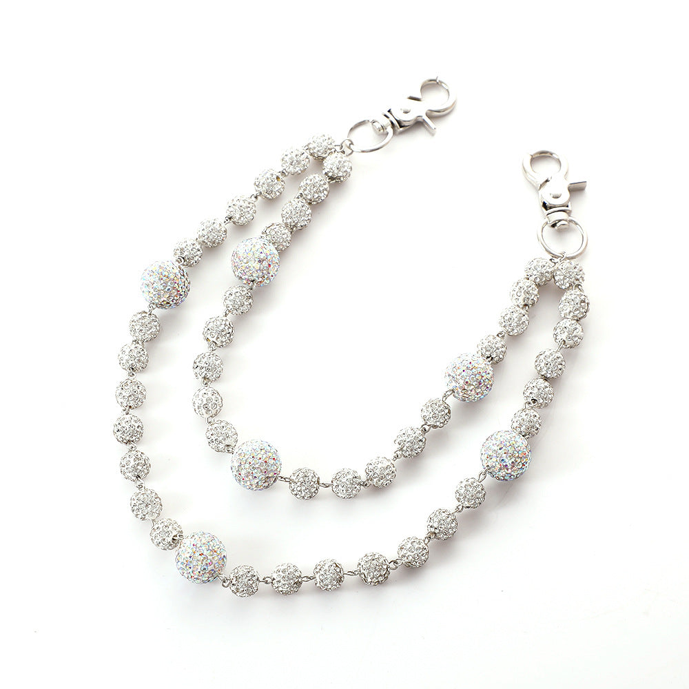 Rhinestone Waist Body Chain