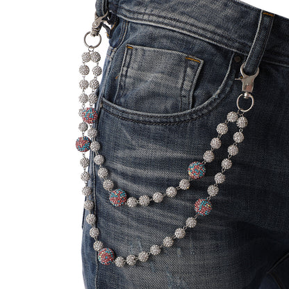 Rhinestone Waist Body Chain