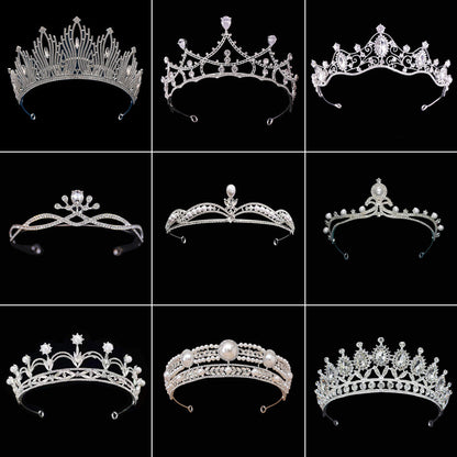 Rhinestone Wedding Crown Headband