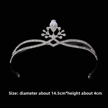 Rhinestone Wedding Crown Headband