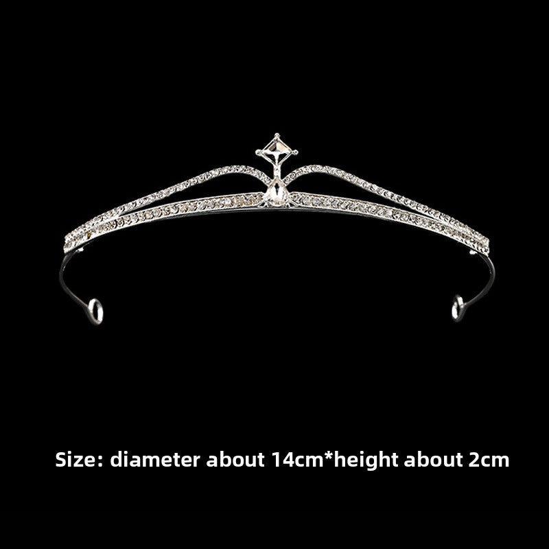 Rhinestone Wedding Crown Headband