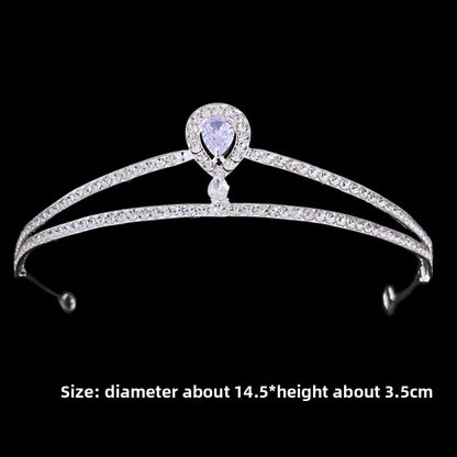 Rhinestone Wedding Crown Headband