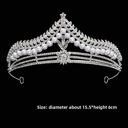Rhinestone Wedding Crown Headband