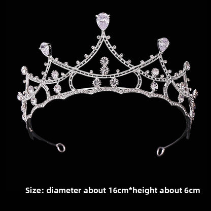 Rhinestone Wedding Crown Headband