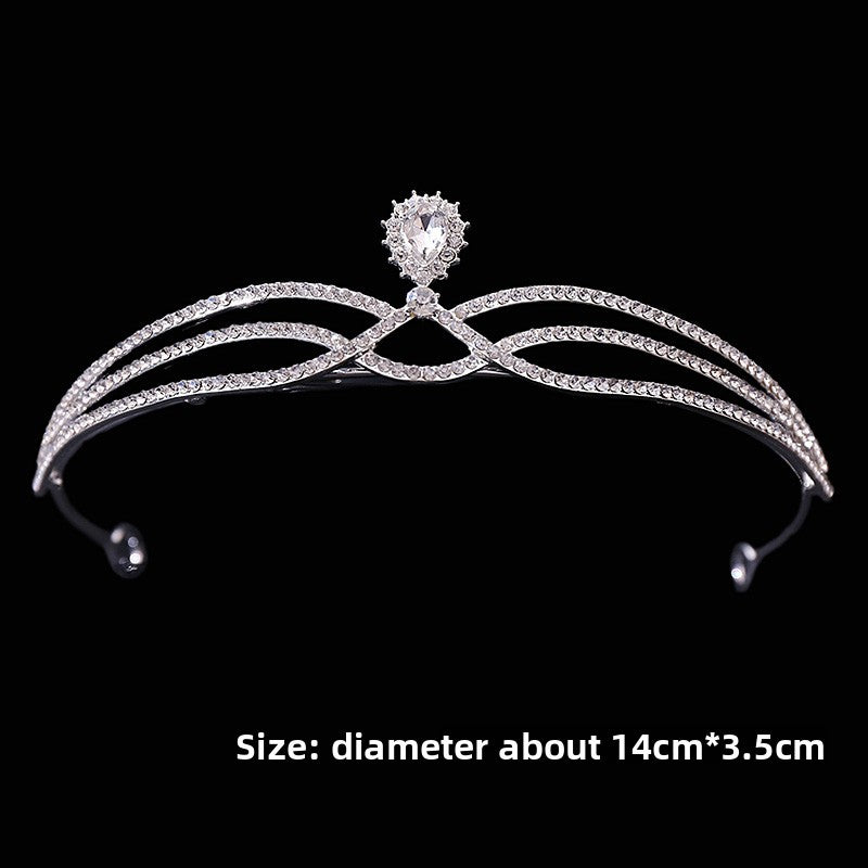 Rhinestone Wedding Crown Headband