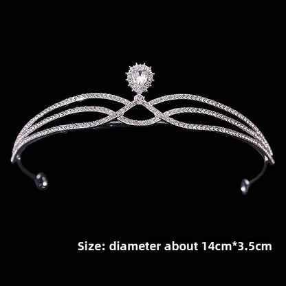 Rhinestone Wedding Crown Headband