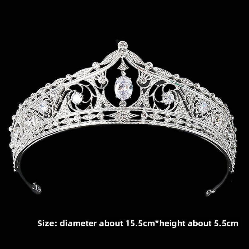 Rhinestone Wedding Crown Headband