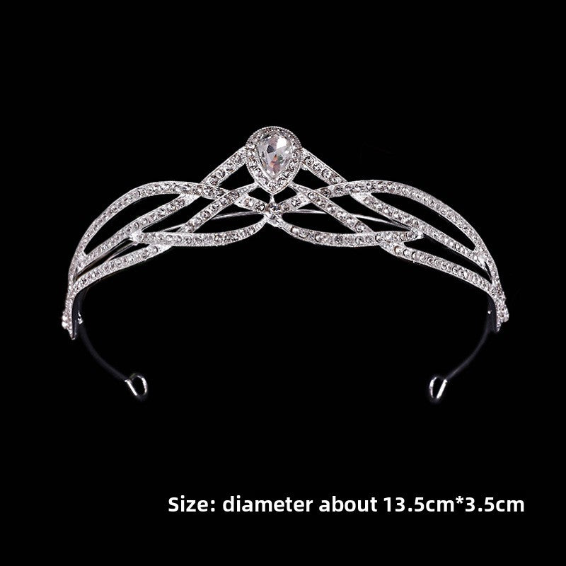 Rhinestone Wedding Crown Headband