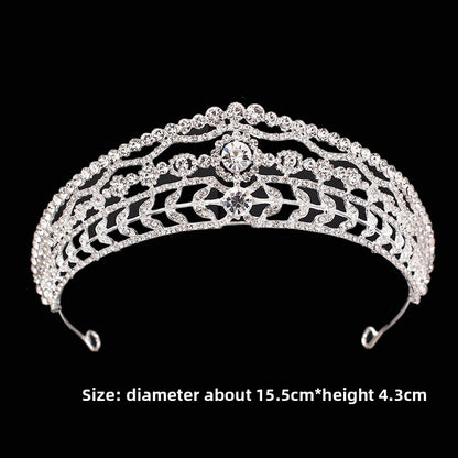 Rhinestone Wedding Crown Headband