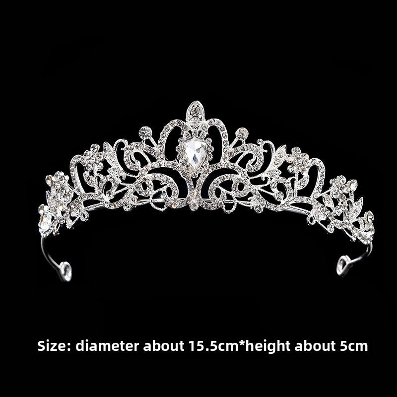 Rhinestone Wedding Crown Headband