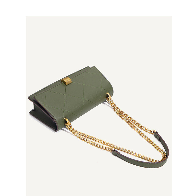 Rhombus Chain Crossbody Bag