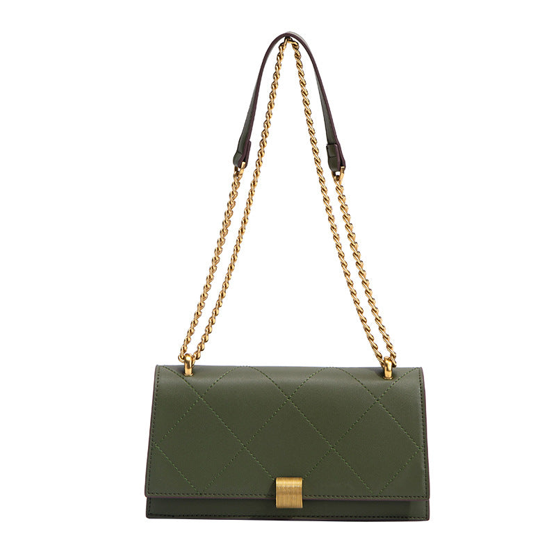 Rhombus Chain Crossbody Bag