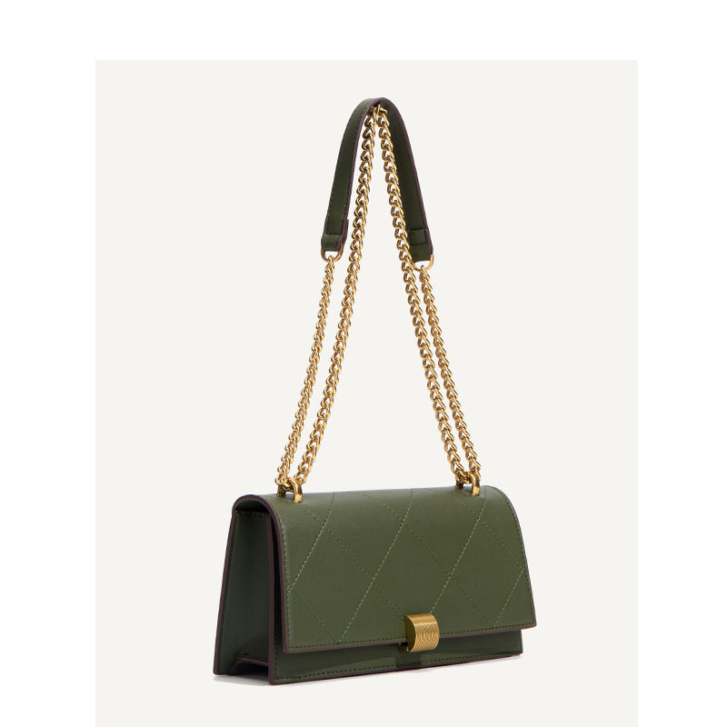 Rhombus Chain Crossbody Bag