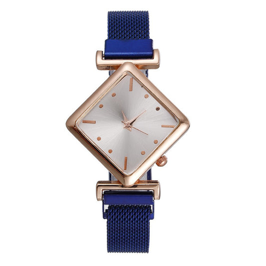 Rhombus-shaped watch