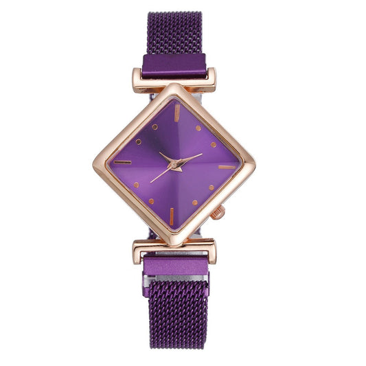 Rhombus-shaped watch