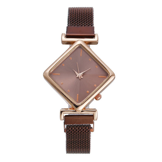 Rhombus-shaped watch