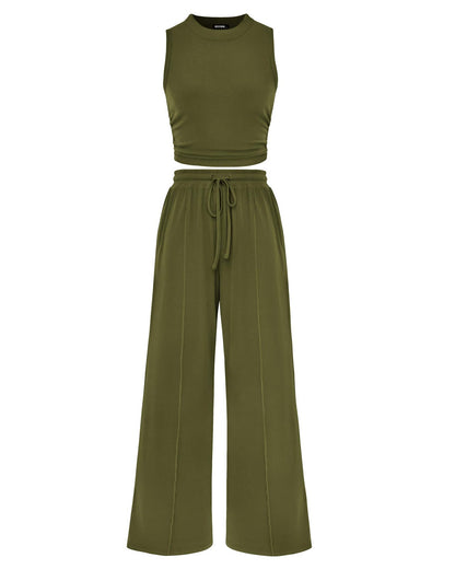 Ribbed Knit Two-Piece Set