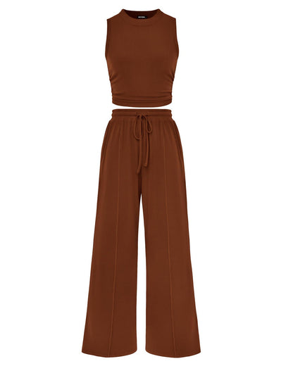 Ribbed Knit Two-Piece Set