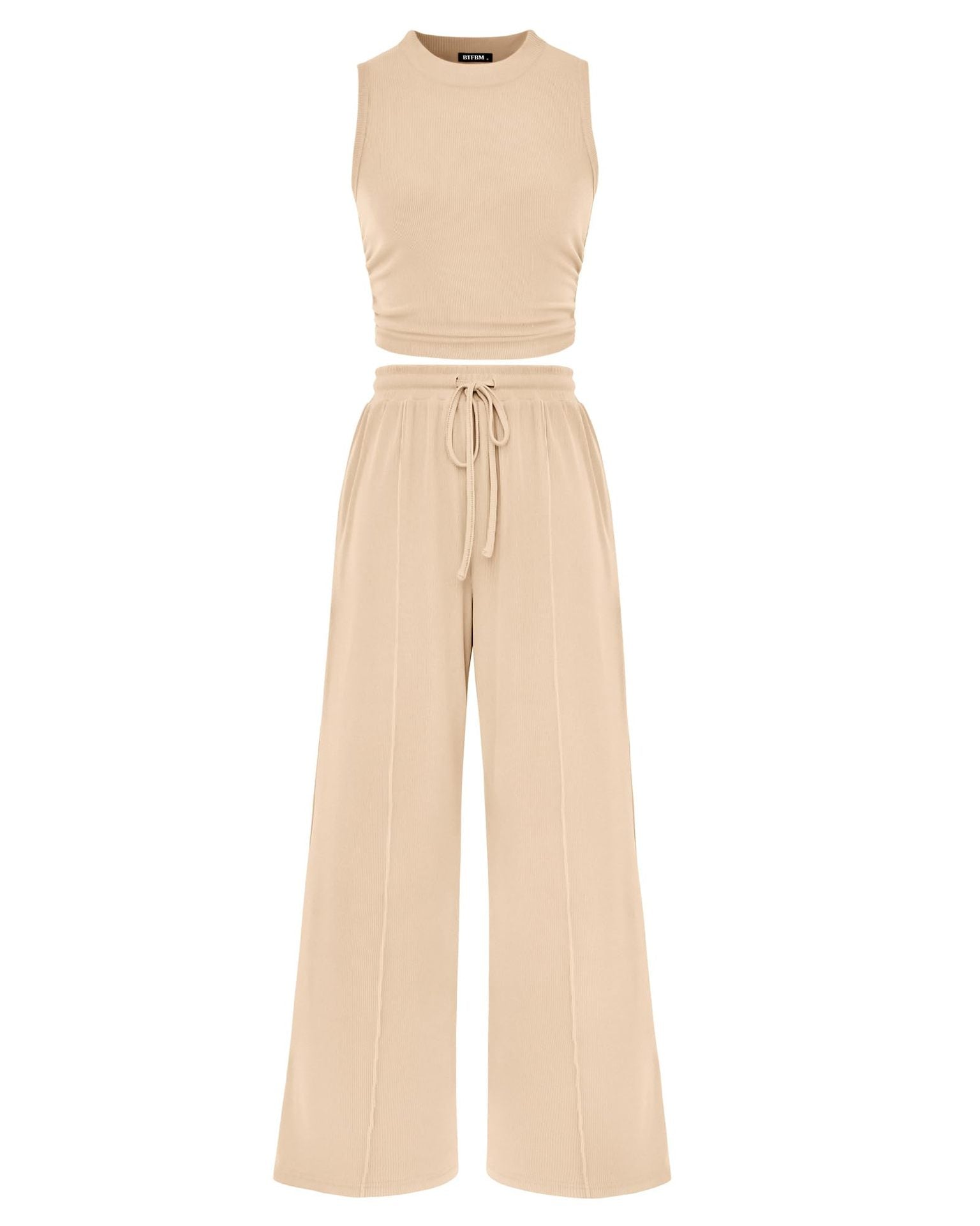 Ribbed Knit Two-Piece Set