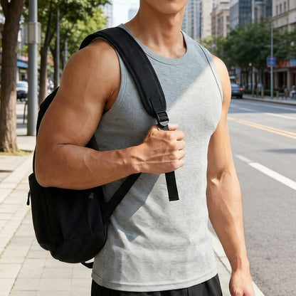 Ribbed Mens Tank Top