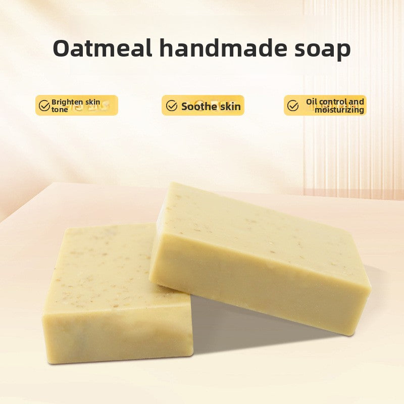 Rice Coconut Oil Soap Oatmeal Handmade Soap