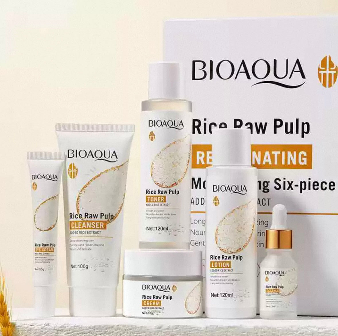 Rice pulp skincare