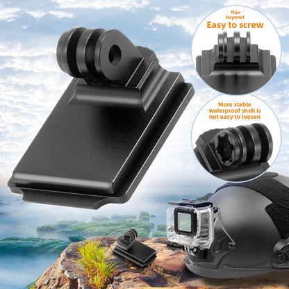 Riding helmet mounting bracket