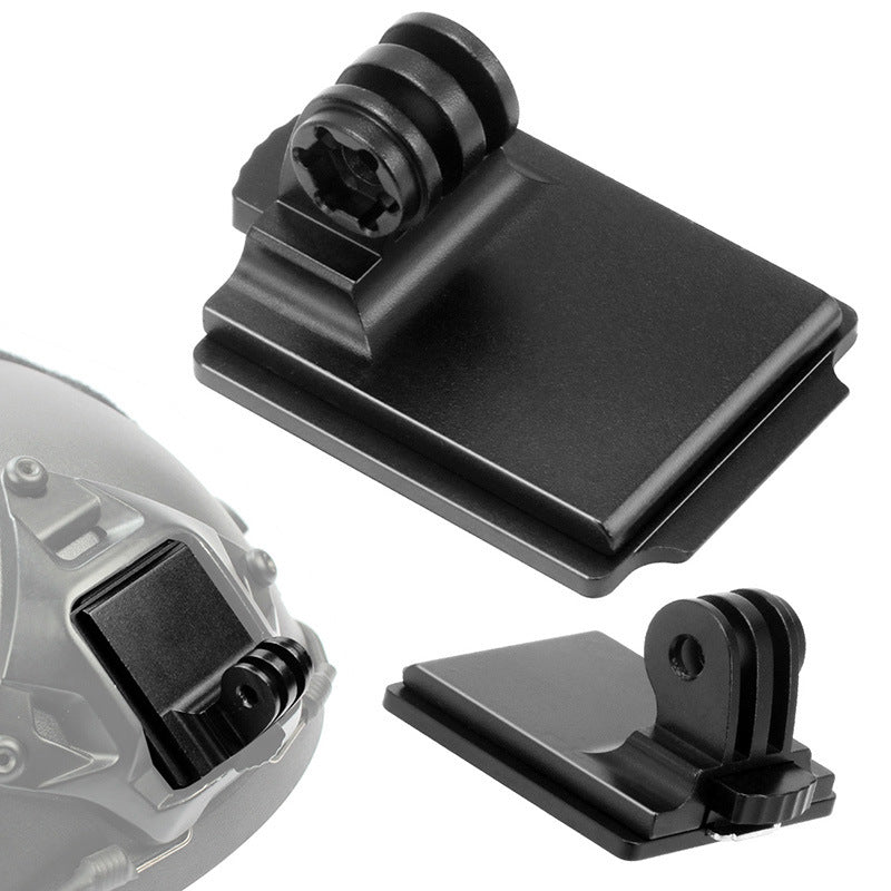 Riding helmet mounting bracket