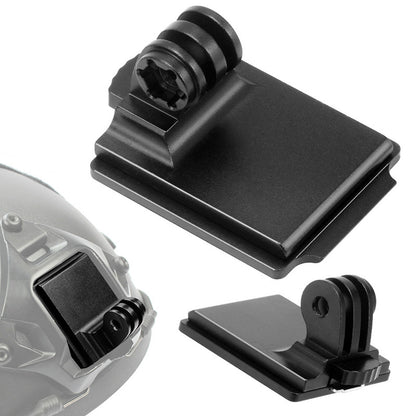 Riding helmet mounting bracket